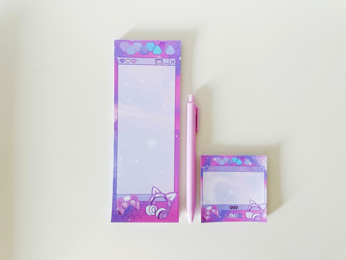 Gamer Girl Stationery Bundle