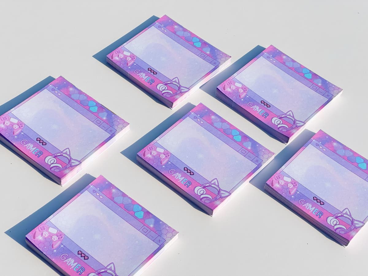 Gamer Girl Memo Pad
