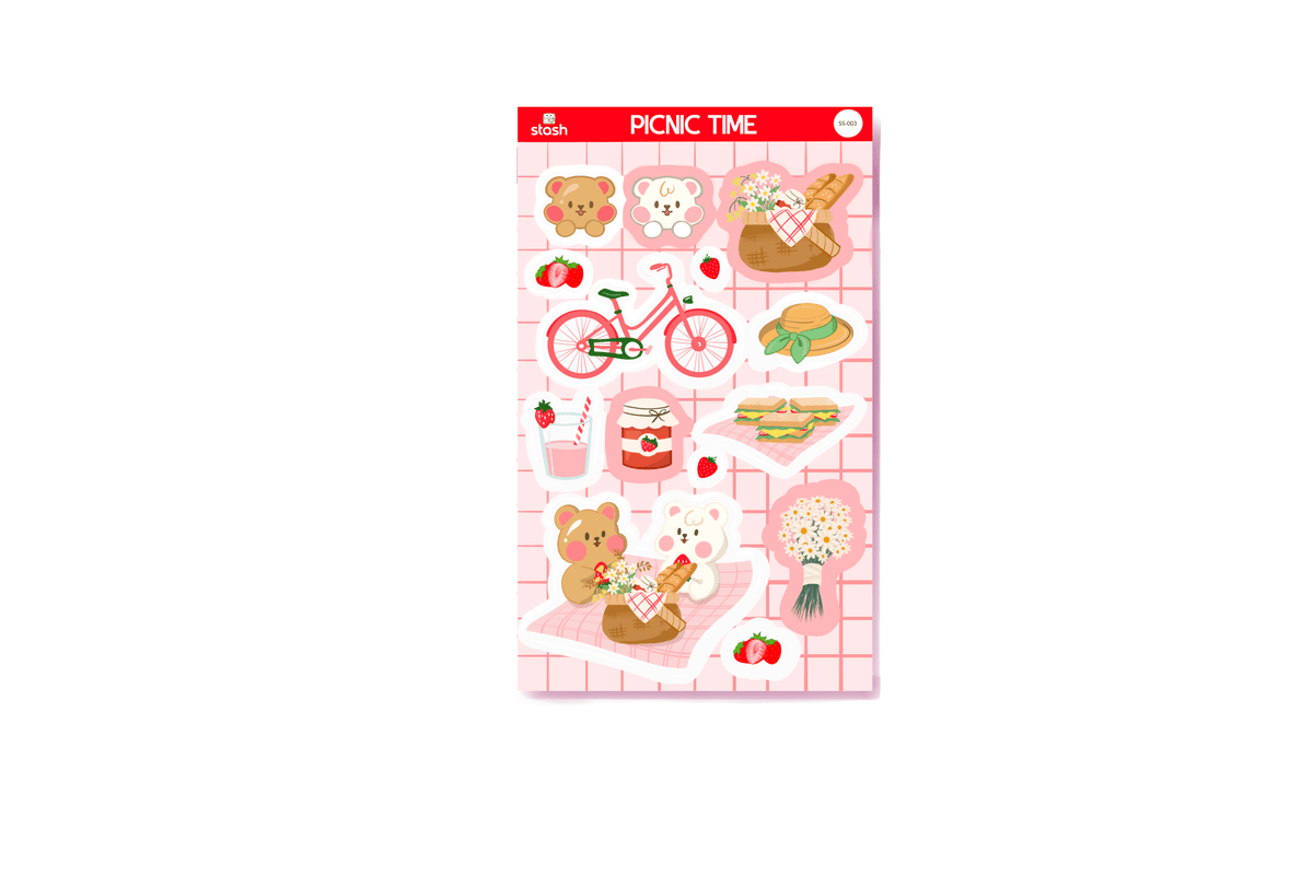 Picnic Time sticker sheet
