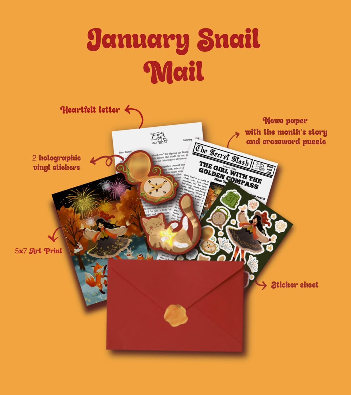 The Secret Stash Mail Club (1 month Subscription)