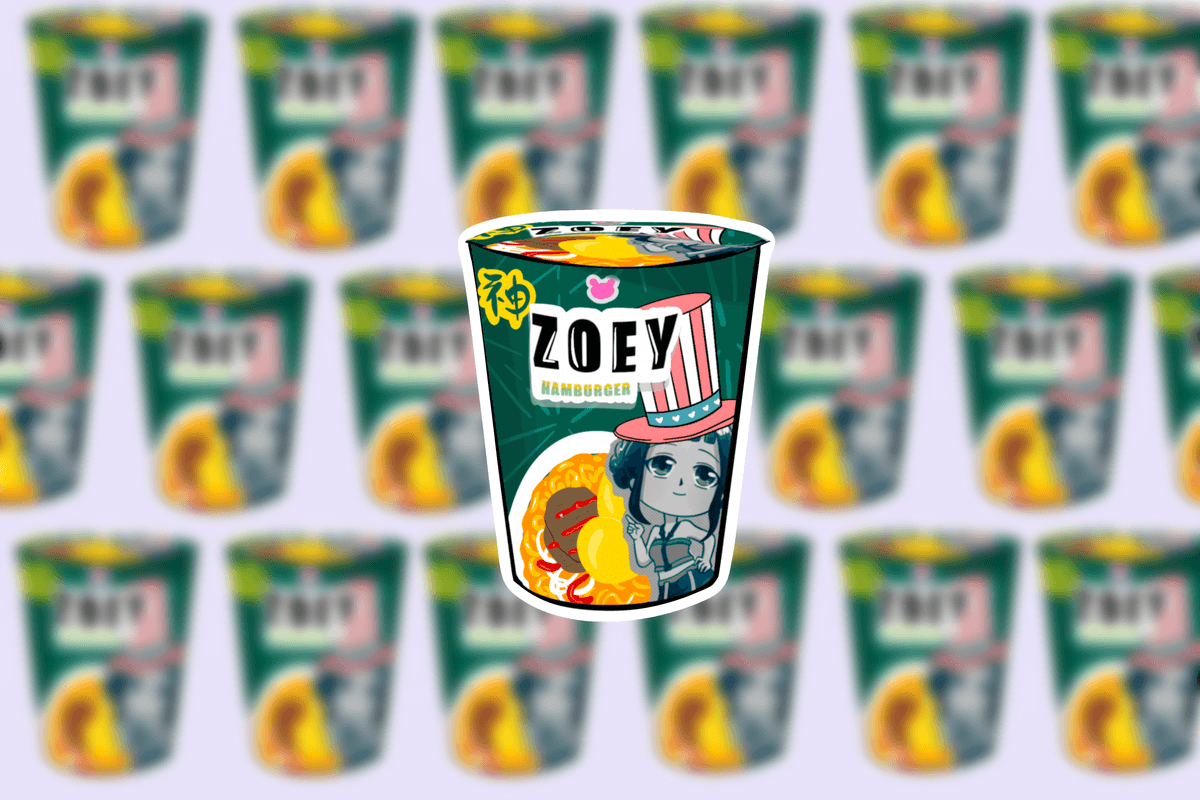 Zoey Ramen Sticker