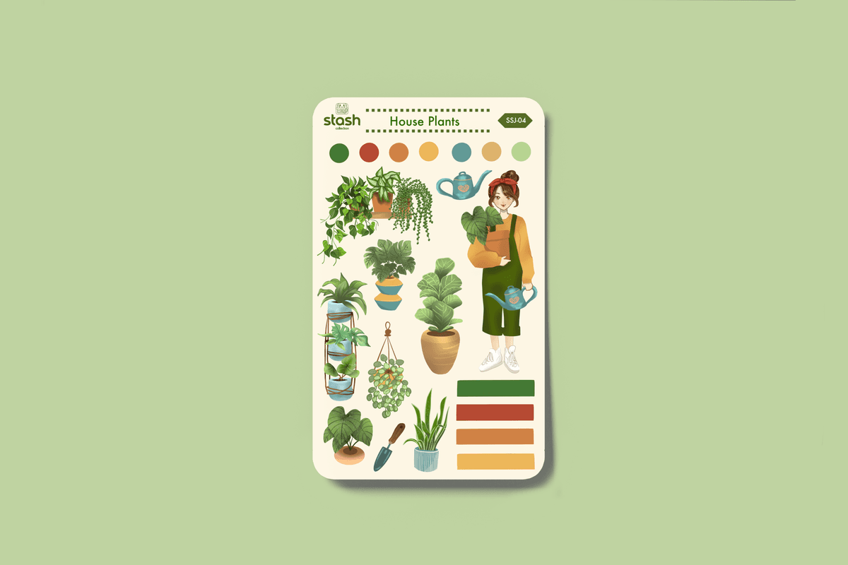 House Plants Sticker Sheet