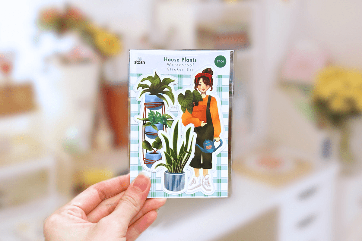House Plants Sticker Set (Waterproof)